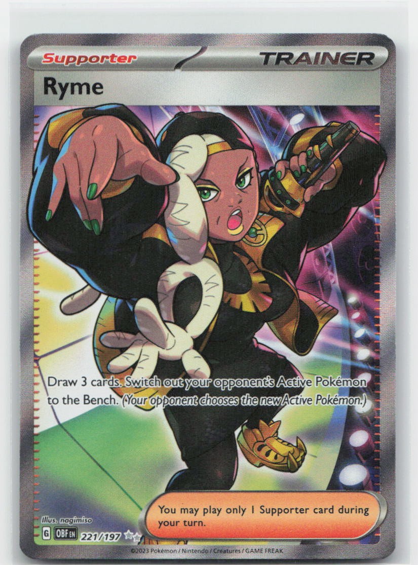 Ryme - Holo Ultra Rare 221/197 SV03: Obsidian Flames NM