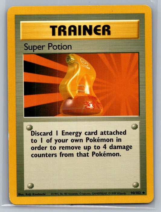 Super Potion Uncommon 090/102 Base Set LP