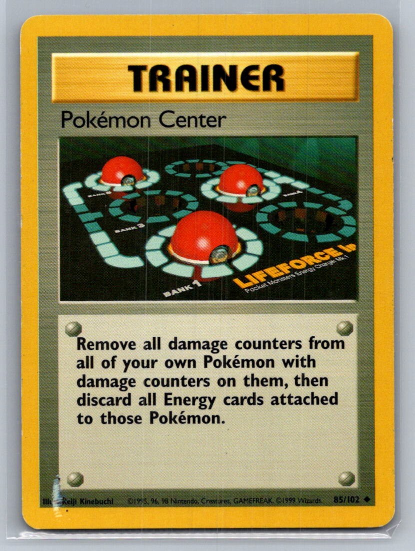 Pokemon Center Uncommon 085/102 Base Set LP