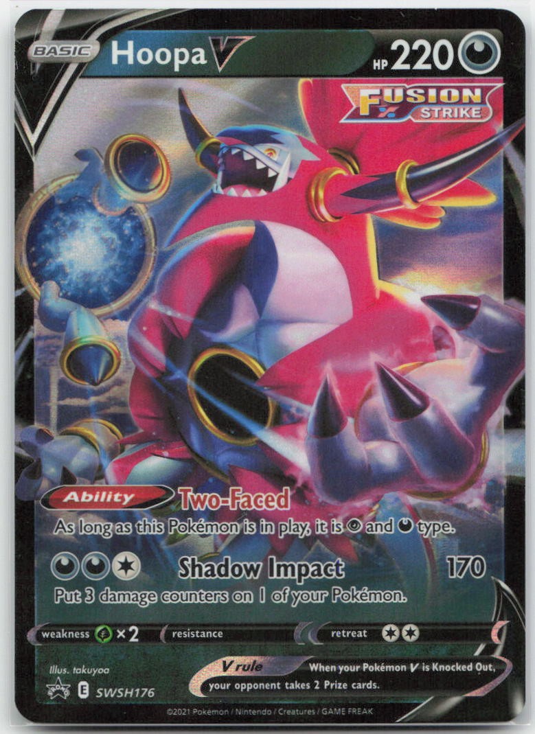 Hoopa V Holo Promo SWSH176 SWSH: Sword & Shield Promo Cards NM