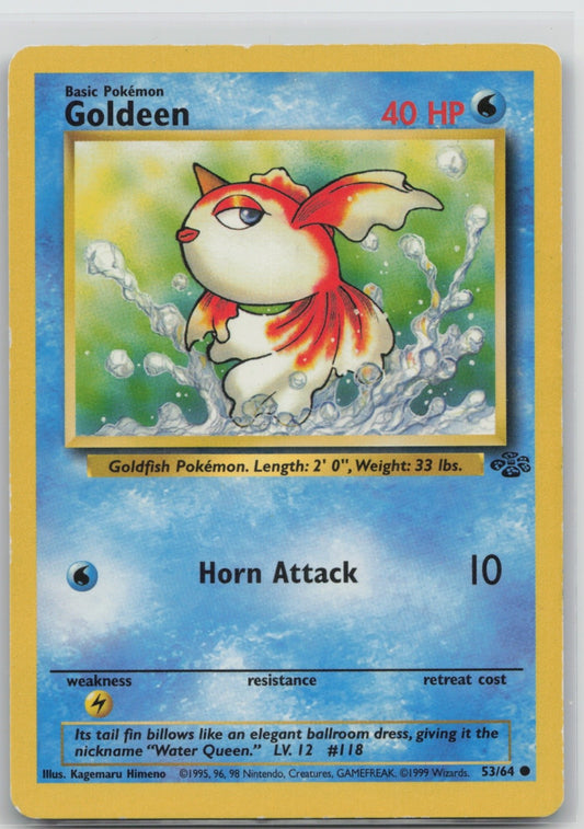 Goldeen Regular Common 076/130 Base Set 2 LP