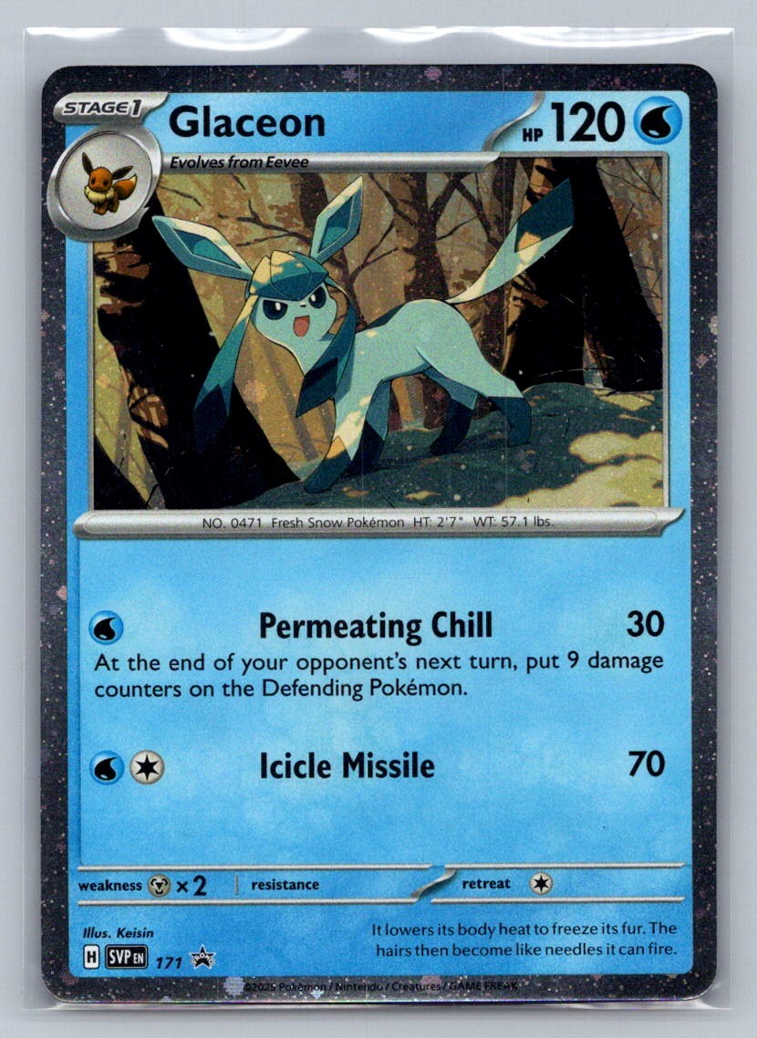 Glaceon - (Cosmos Holo) Holo Promo 171 SV: Scarlet & Violet Promo Cards NM