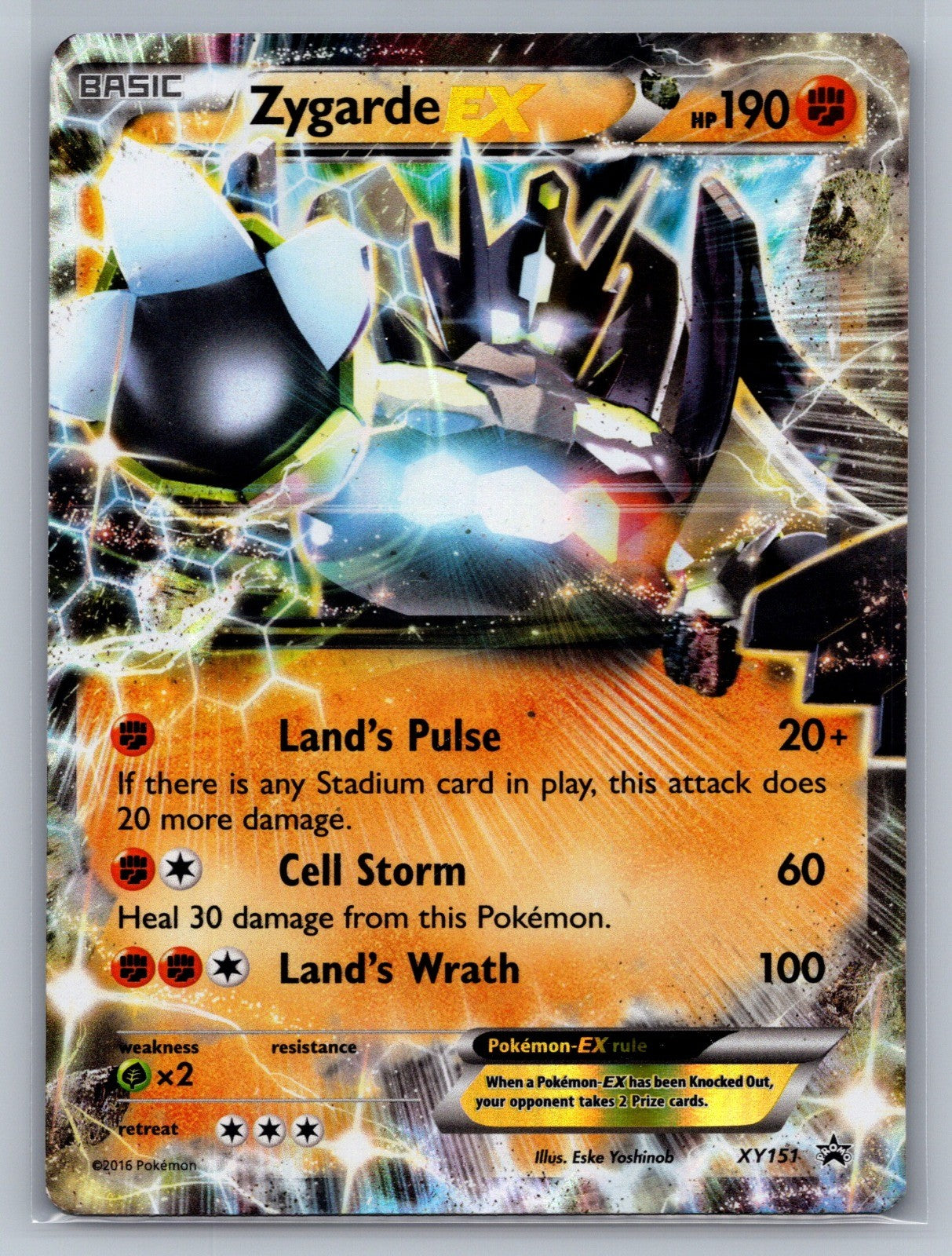 Zygarde EX (Shiny) Holo Promo XY151 XY Promos LP