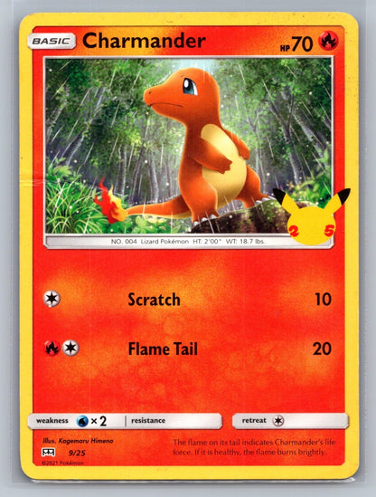 Charmander - 9/25 Promo 009/025 McDonald's 25th Anniversary Promos MP