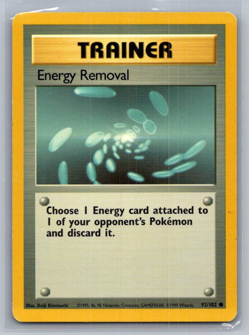Energy Removal Common 092/102 Base Set LP