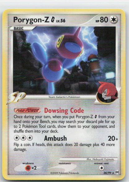 Porygon-Z G Normal Rare 26/99 Arceus NM
