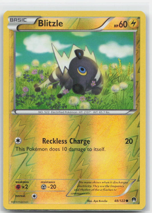 Blitzle Reverse Holo Common 48/122 XY - BREAKpoint NM