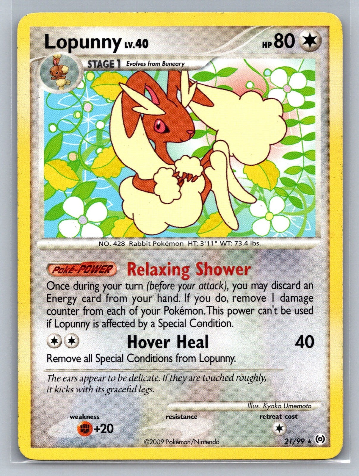 Lopunny Rare 21/99 Arceus LP