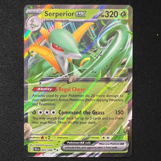 Serperior ex 3/86 – Black Bolt Ultra Rare Holo Pokemon Cards TCG LP/NM