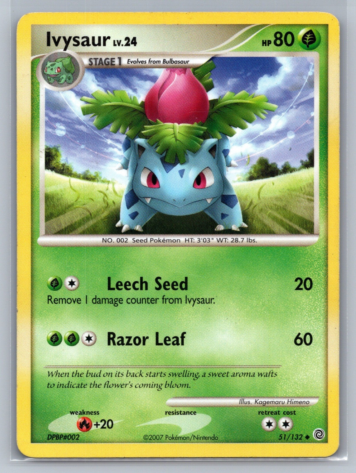 Ivysaur Uncommon 51/132 Secret Wonders LP