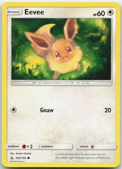 Eevee (104) Common 104/156 SM - Ultra Prism NM
