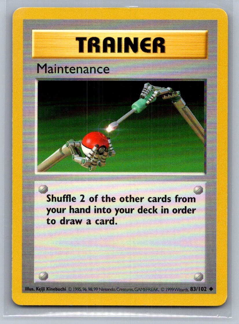 Maintenance Unlimited 083/102 Base Set (Shadowless) LP