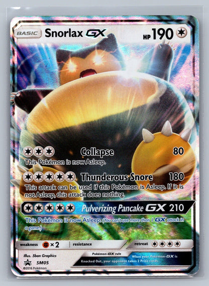 Snorlax GX Holo Promo SM05 SM Promos LP