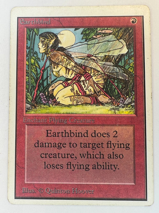 MTG Earthbind Unlimited Edition Magic The Gathering LP English 