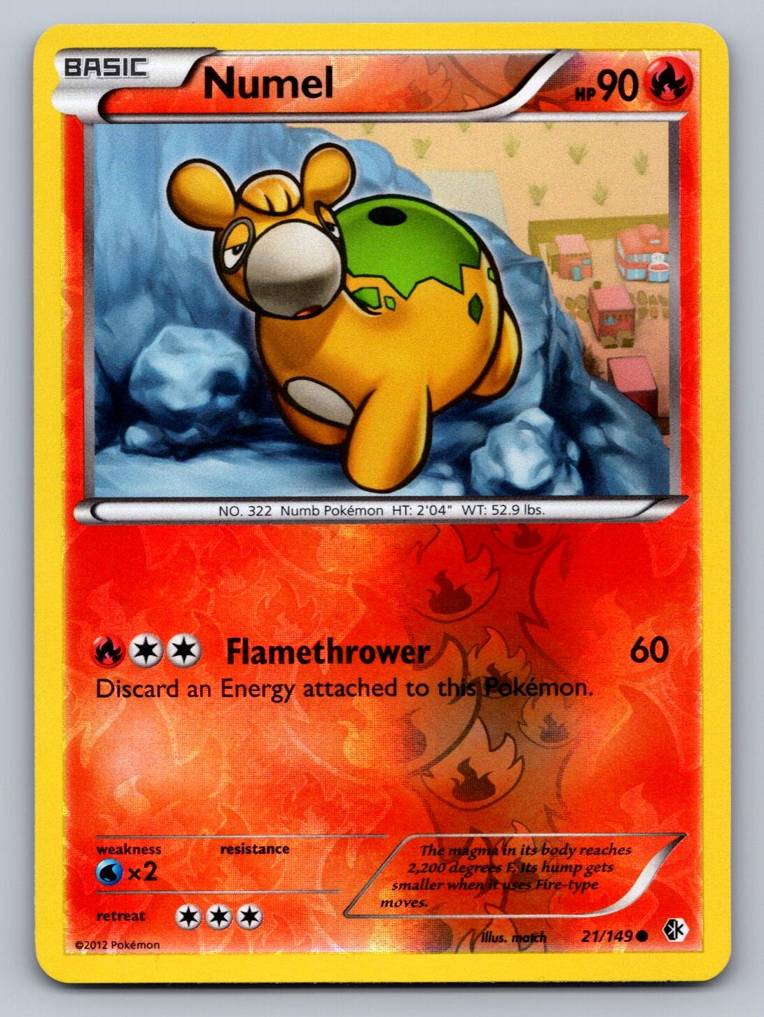 Numel Reverse Holo Common 21/149 Boundaries Crossed NM