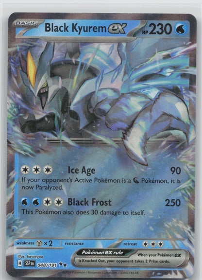 Black Kyurem ex - Holo Double Rare 048/191 SV08: Surging Sparks NM