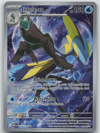 Inteleon - Holo Illustration Rare 142/132 ME01: Mega Evolution NM