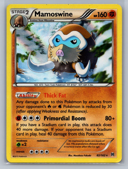 Mamoswine Holo Rare 82/162 XY - BREAKthrough LP