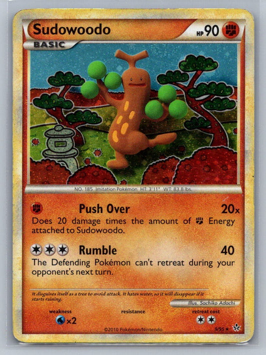 Sudowoodo Holo Holo Rare 9/95 Unleashed MP