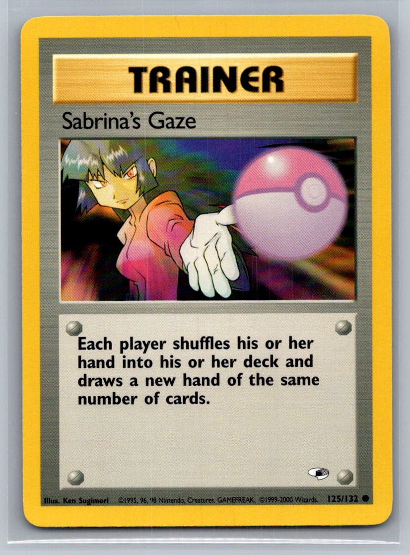 Sabrina's Gaze Unlimited Common 125/132 Gym Heroes LP