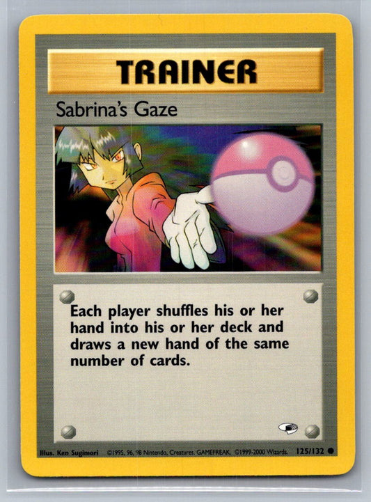 Sabrina's Gaze Unlimited Common 125/132 Gym Heroes LP