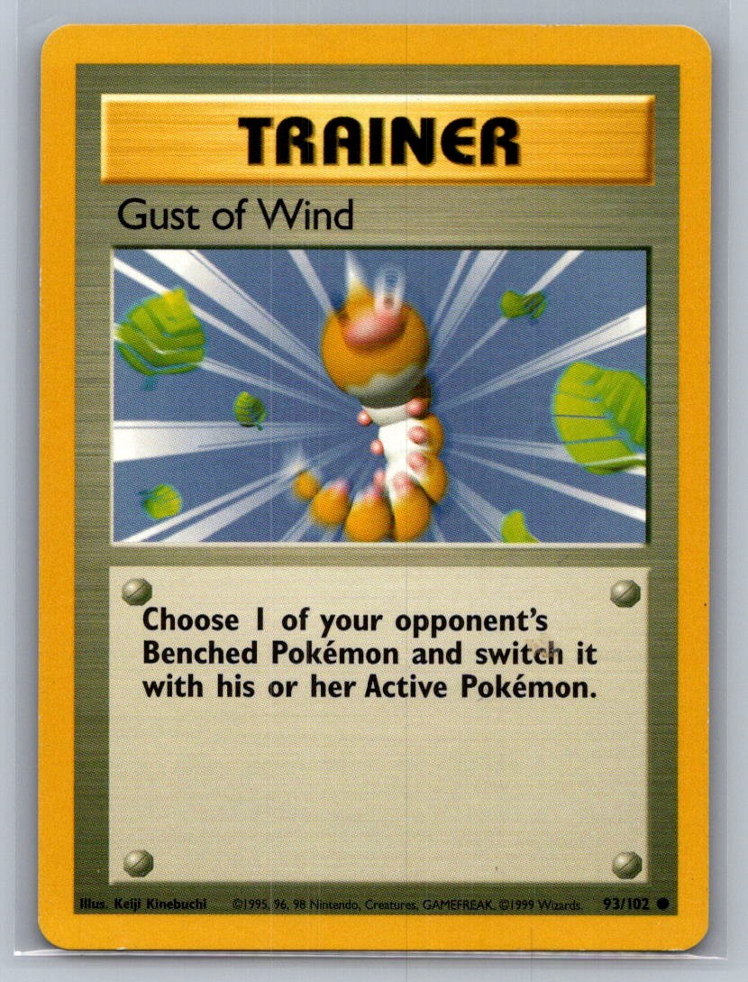 Gust of Wind Normal 093/102 Base Set LP