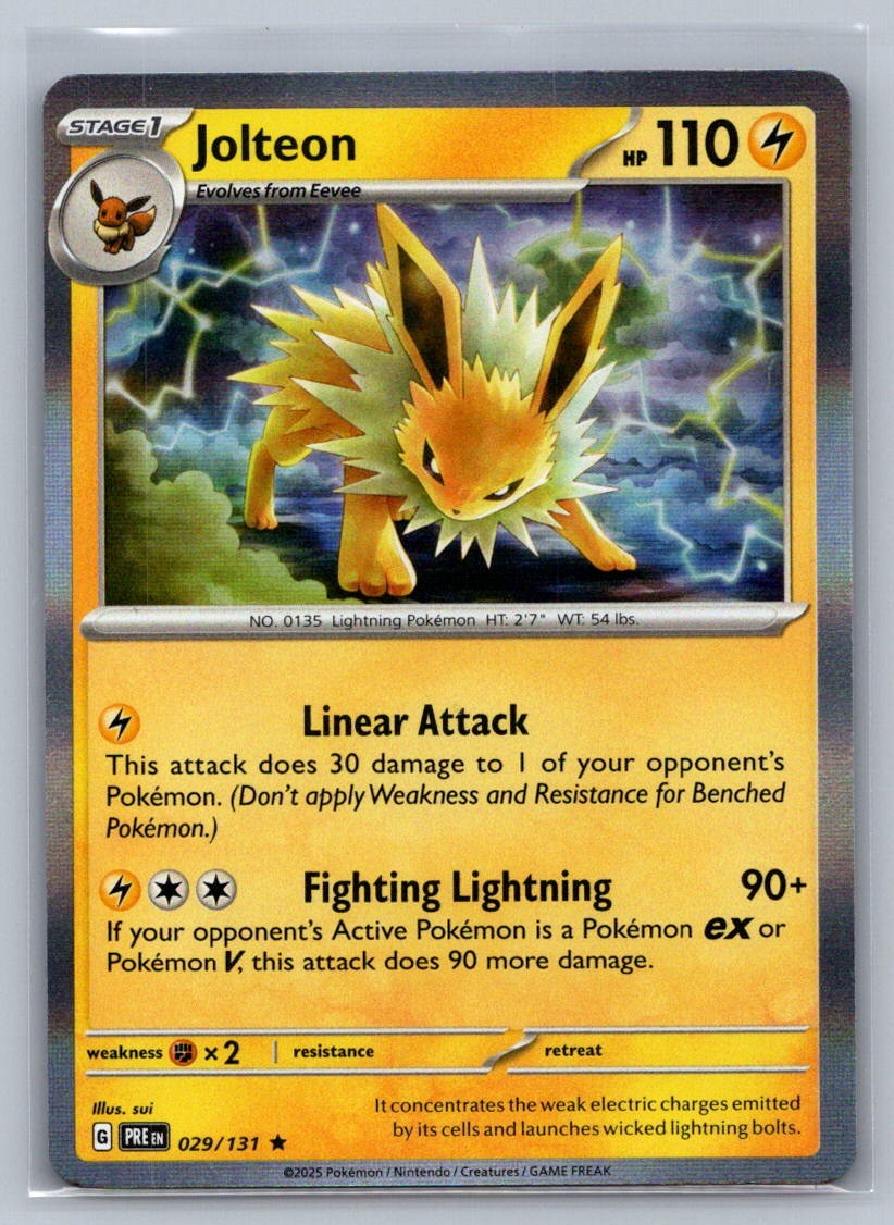Jolteon Holo Rare 029/131 SV: Prismatic Evolutions NM