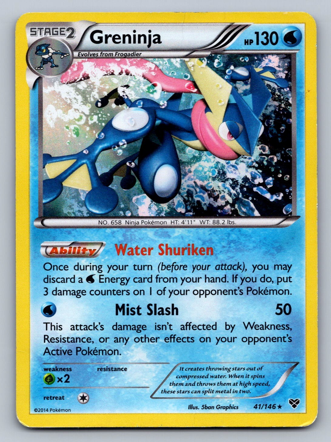 Greninja 41/146 Water XY Base Set LP