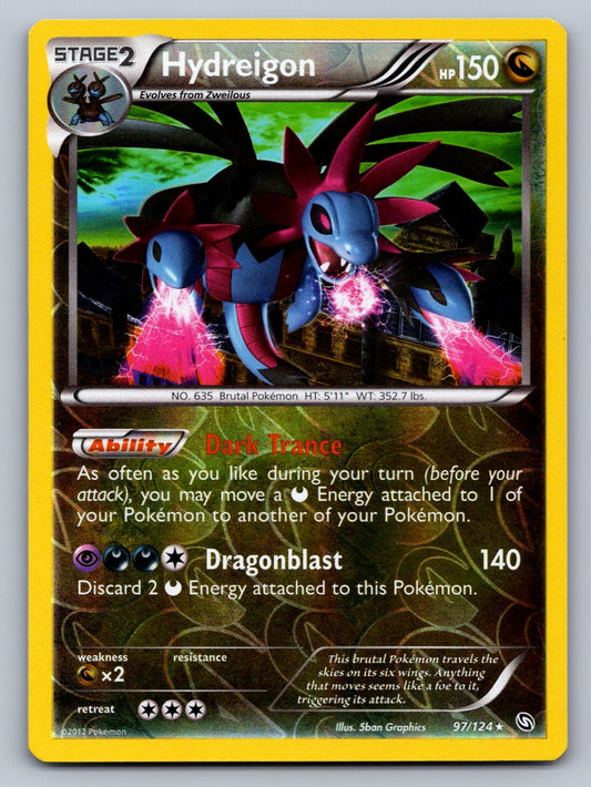Hydreigon (97) 97/124 Dragon Reverse Holo Dragons Exalted LP