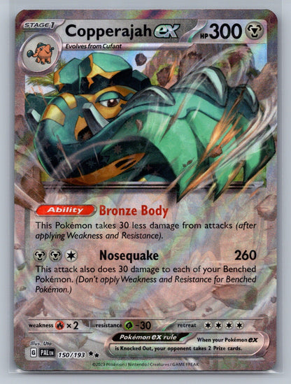 Copperajah ex Holo Double Rare 150/193 SV02: Paldea Evolved NM