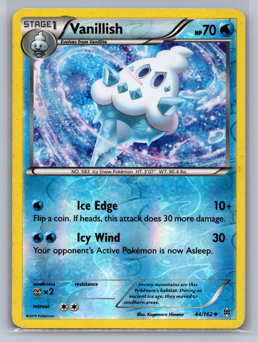 Vanillish Reverse Holo Uncommon 44/162 XY - BREAKthrough MP