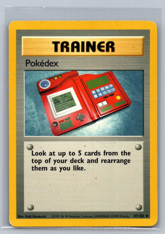 Pokedex Normal 087/102 Base Set LP