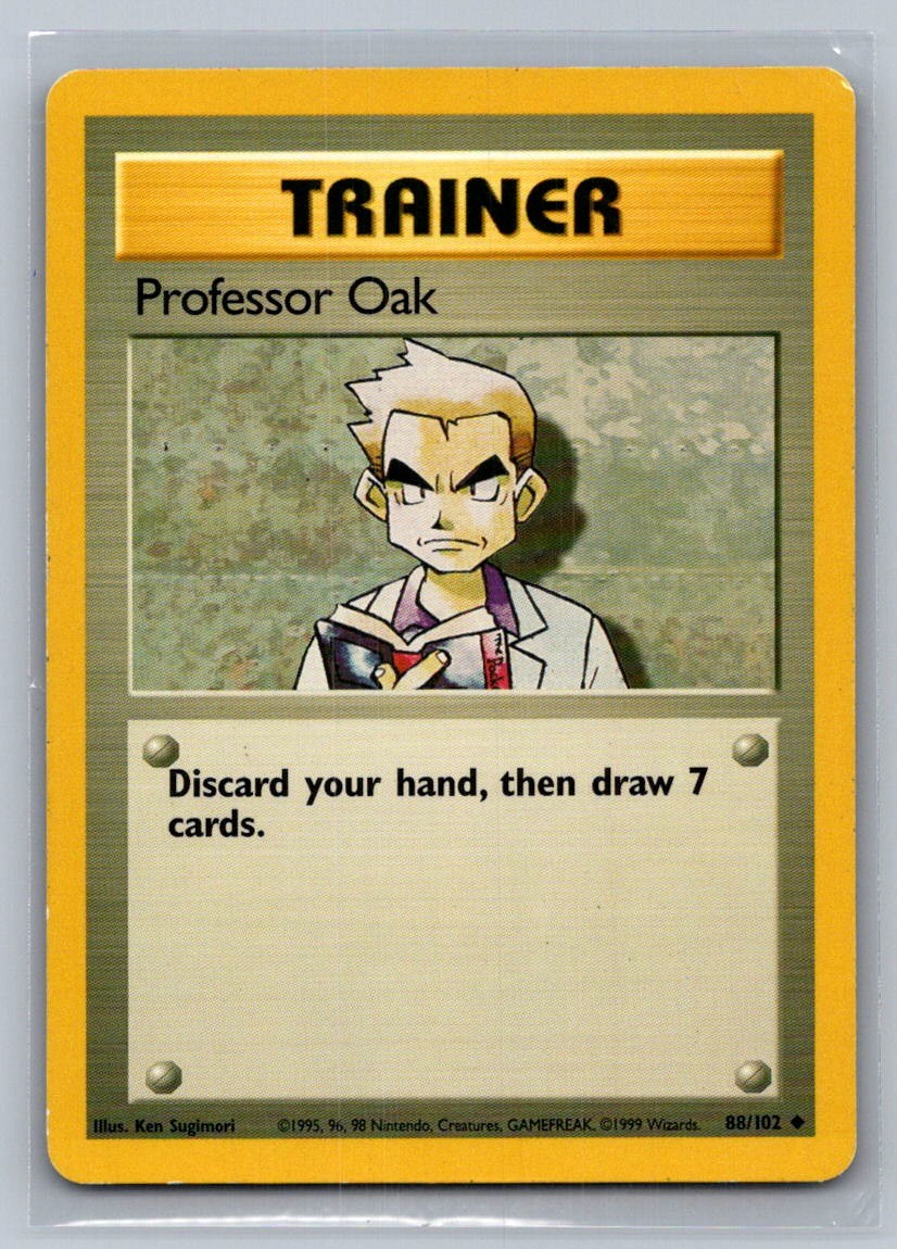 Professor Oak Normal 088/102 Base Set LP