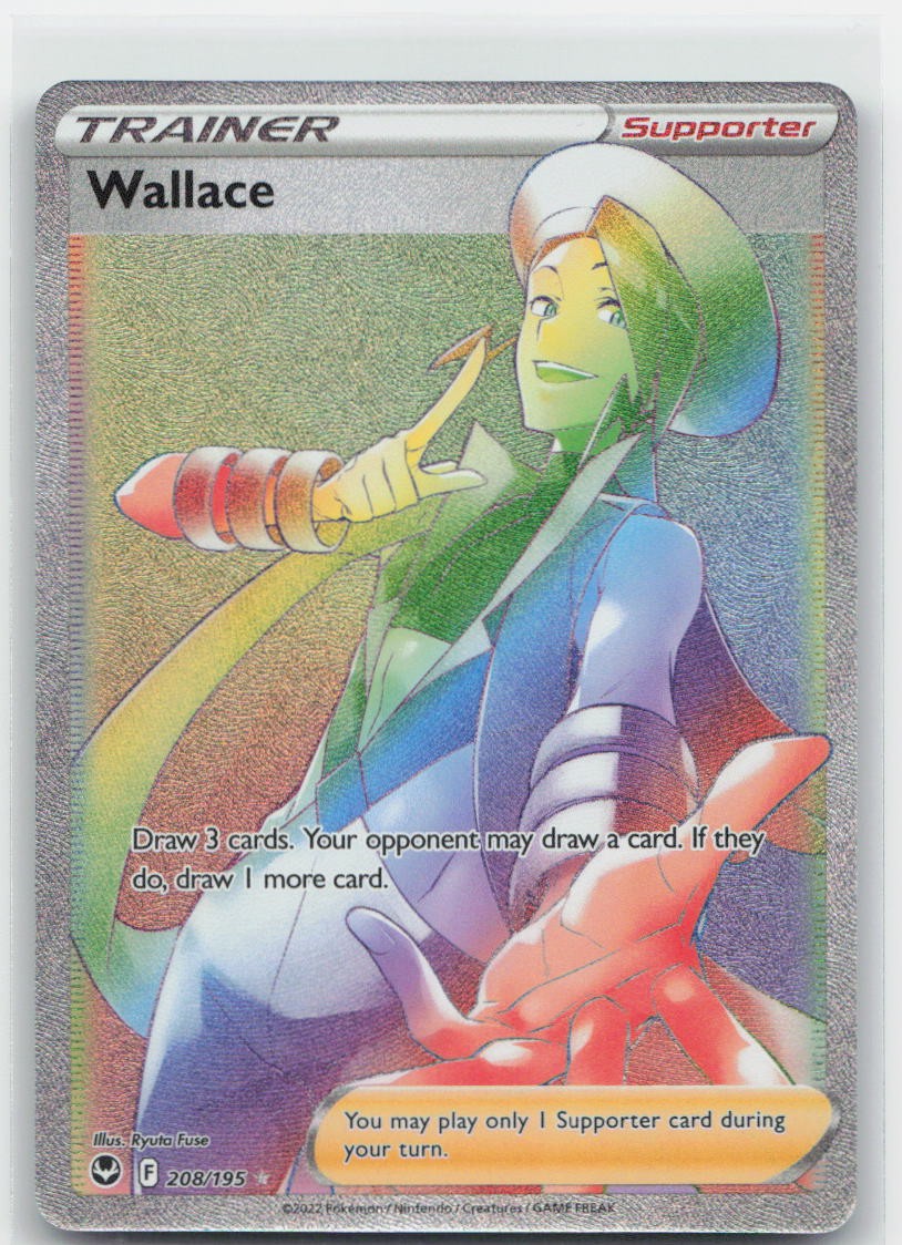 Wallace (Secret) Holo Secret Rare 208/195 SWSH12: Silver Tempest NM