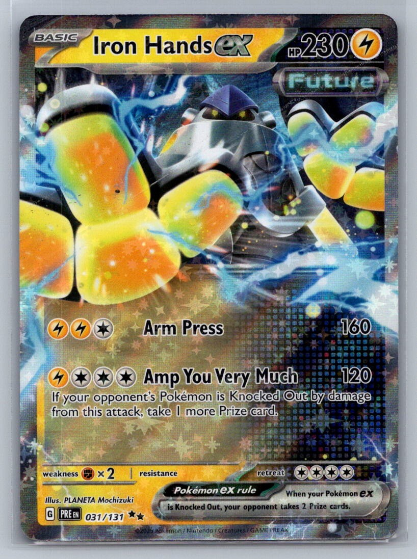 Iron Hands ex - Holo Double Rare 031/131 SV: Prismatic Evolutions NM