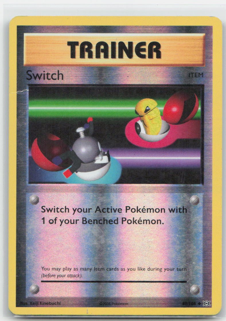 Switch Reverse Holo Uncommon 88/108 XY - Evolutions LP