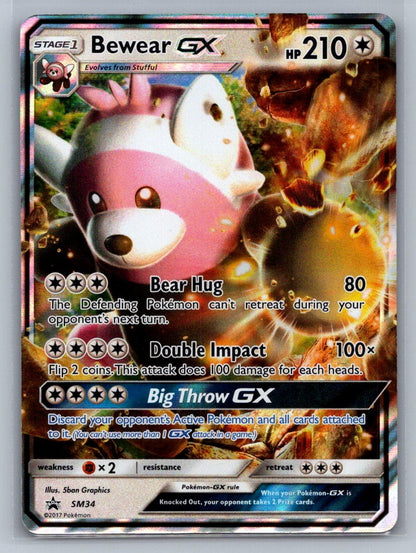 Bewear GX Holo Promo SM34 SM Promos LP