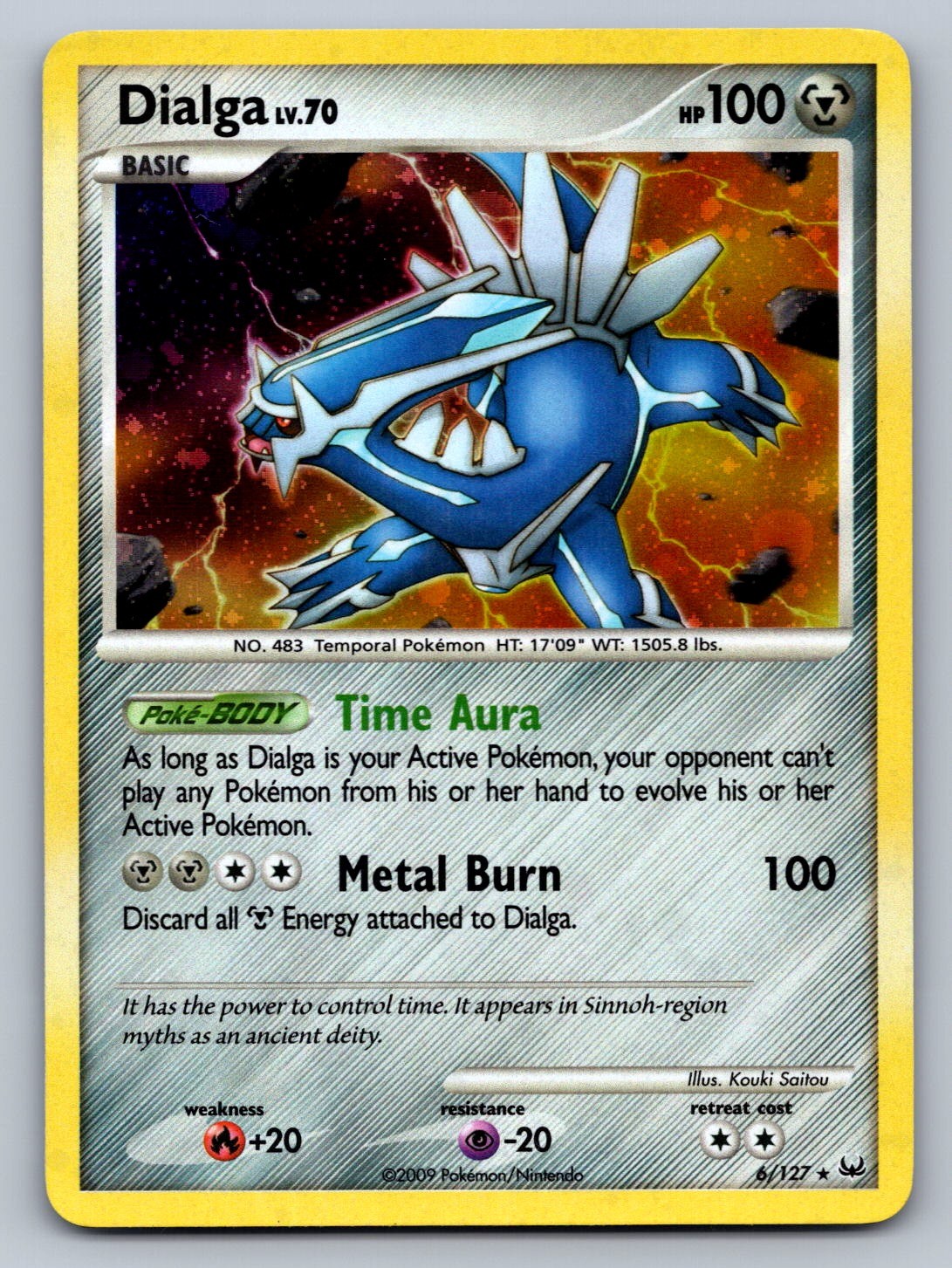 Dialga (6) Holo Rare 6/127 Platinum NM