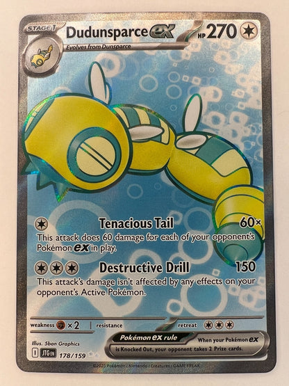 Dudunsparce ex 178/159 - Sv09: Journey Together Pokemon TCG - NM