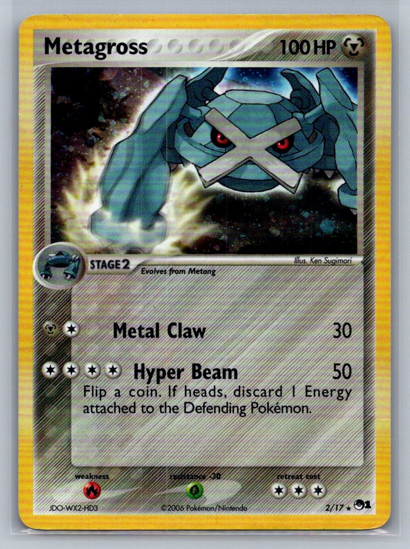 Metagross Holo Rare 002/017 POP Series 1 MP