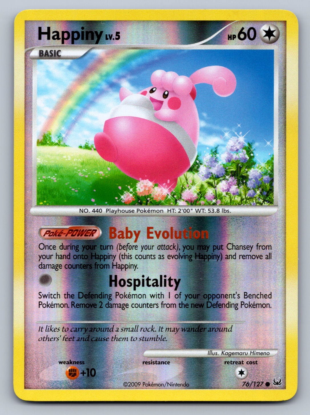 Happiny Reverse Holo Common 76/127 Platinum NM