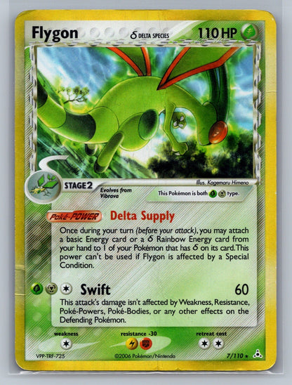 Flygon (Delta Species) Holo Holo Rare 7/110 Holon Phantoms MP