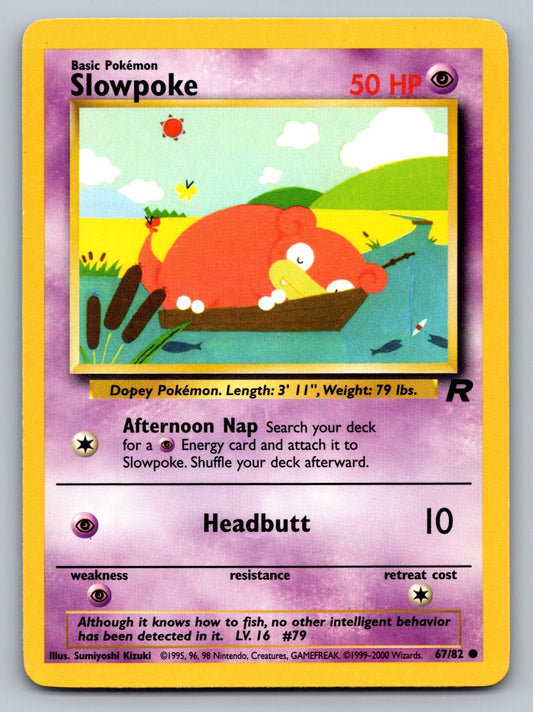 Slowpoke 67/82 Psychic Unlimited Team Rocket LP