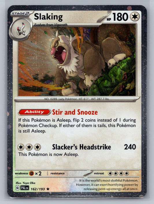 Slaking (Cosmos Holo) Holo Rare 162/193 Miscellaneous Cards & Products NM