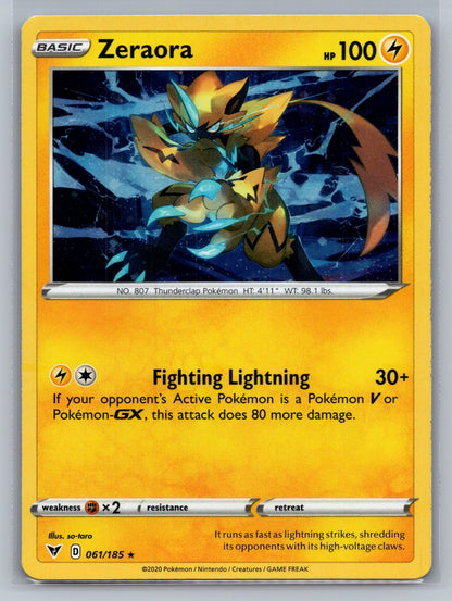 Zeraora - (Cosmos Holo) Holo Rare 061/185 Miscellaneous Cards & Products NM