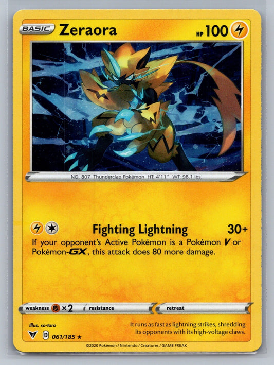 Zeraora - (Cosmos Holo) Holo Rare 061/185 Miscellaneous Cards & Products NM