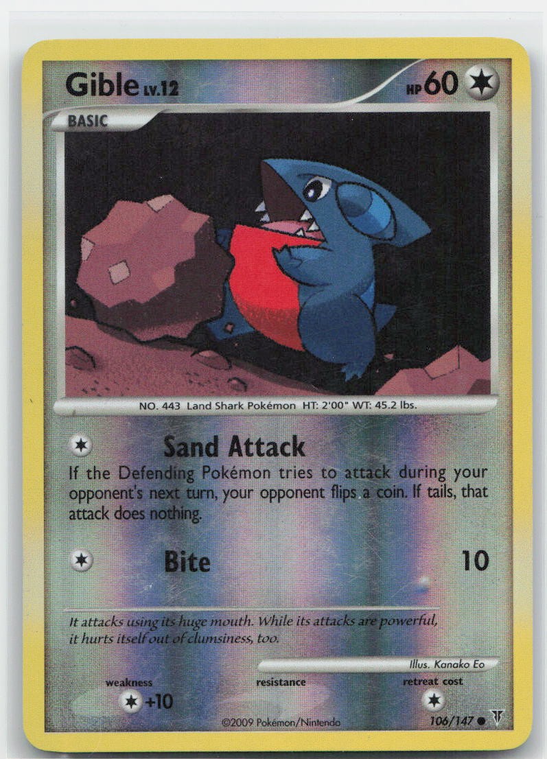 Gible Reverse Holo Common 106 Supreme Victors LP