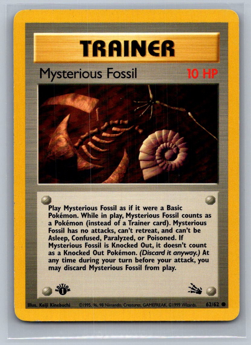 Mysterious Fossil Unlimited Common 62/62 Fossil LP