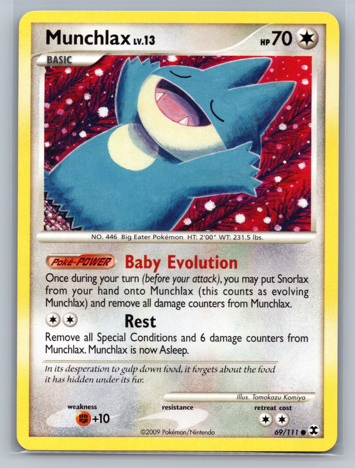 Munchlax (69) Common 69/111 Rising Rivals NM