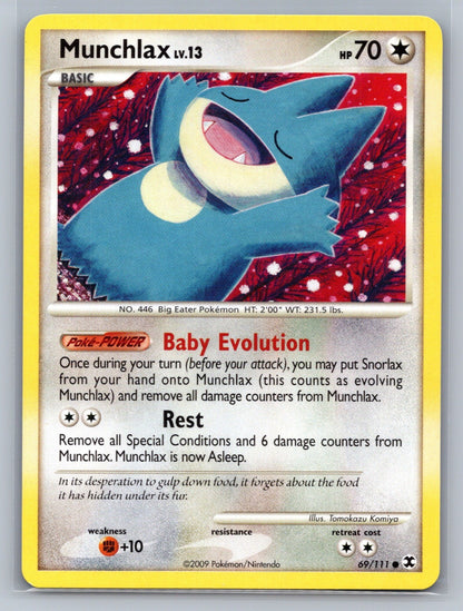 Munchlax (69) Common 69/111 Rising Rivals NM